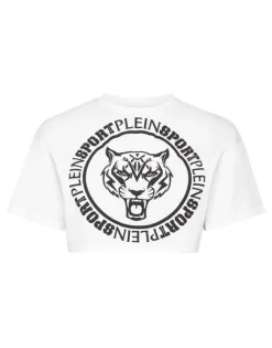 T-shirt & Polo^Plein Sport Crop T-shirt Round Neck SS