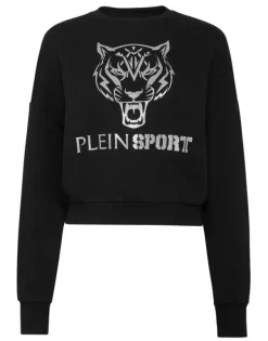 Abbigliamento Sportivo^Plein Sport Cropped Hoodie Sweatjacket Tiger