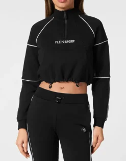 Abbigliamento Sportivo^Plein Sport Cropped Hoodie Sweatshirt
