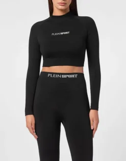 Abbigliamento Sportivo^Plein Sport Cropped Sport Top