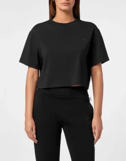 T-shirt & Polo^Plein Sport Cropped T-shirt Round Neck SS