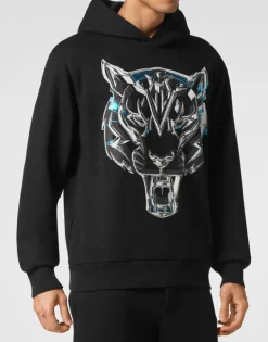 Abbigliamento Sportivo^Plein Sport Hoodie Sweatshirt Chrome Tiger
