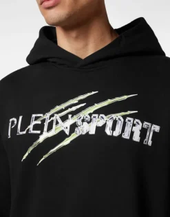 Abbigliamento Sportivo^Plein Sport Hoodie Sweatshirt Chrome Scratch Edition