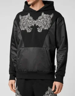 Abbigliamento Sportivo^Plein Sport Hoodie Sweatshirt Tiger