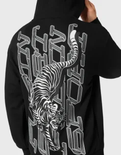 Abbigliamento Sportivo^Plein Sport Hoodie Sweatshirt Tiger
