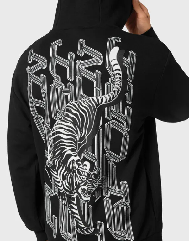 Abbigliamento Sportivo^Plein Sport Hoodie Sweatshirt Tiger