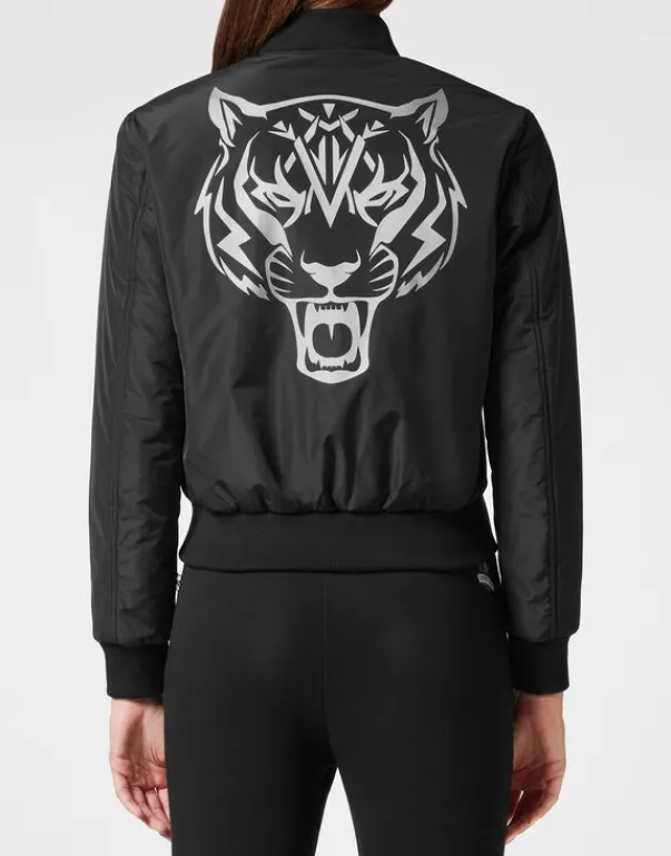 Donna | Giacche^Plein Sport Nylon Bomber Tiger