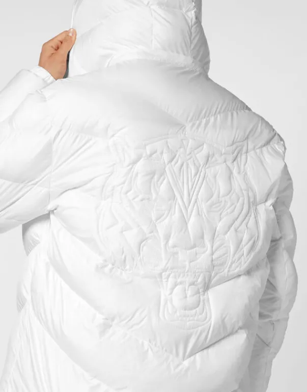 Giacche^Plein Sport Nylon Puffer Jacket Tiger