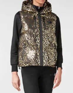 Donna | Giacche^Plein Sport Nylon Windbreaker Leopard