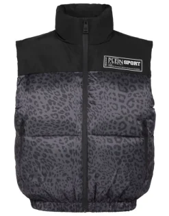 Donna | Giacche^Plein Sport Padded Vest Leopard