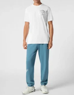 T-shirts^Plein Sport Cotton T-shirt Round Neck SS Lamina Tiger