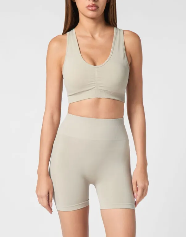 Abbigliamento Sportivo^Plein Sport Seamless Wide Straps Sport Bra Logo