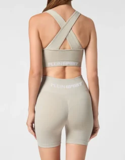 Abbigliamento Sportivo^Plein Sport Seamless Wide Straps Sport Bra Logo