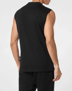 T-shirts^Plein Sport Sleeveless T-shirt Round Neck SS Tiger