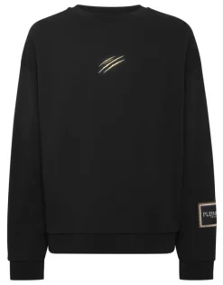 Abbigliamento Sportivo^Plein Sport Sweatshirt LS Roundneck Label