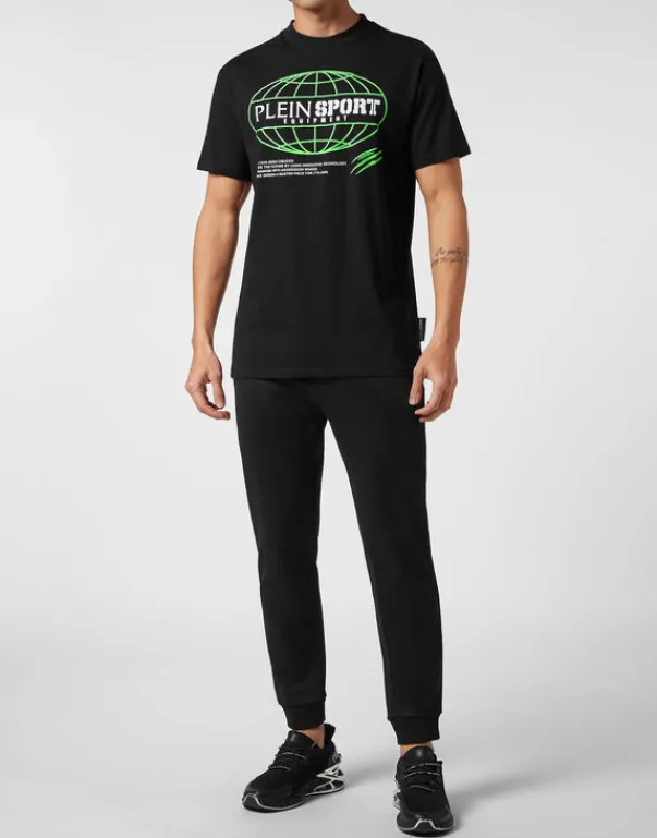 T-shirts^Plein Sport T-shirt Round Neck SS Global Express Edition