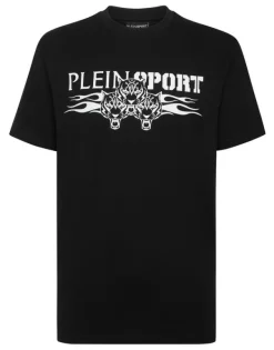 T-shirts^Plein Sport T-shirt Round Neck SS Tiger