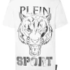 T-shirts^Plein Sport T-shirt Round Neck SS Tiger