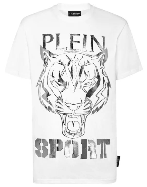 T-shirts^Plein Sport T-shirt Round Neck SS Tiger