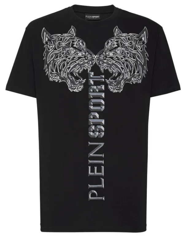 T-shirts^Plein Sport T-shirt Round Neck SS Tiger