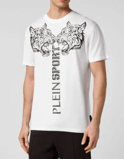 T-shirts^Plein Sport T-shirt Round Neck SS Tiger