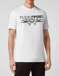 T-shirts^Plein Sport T-shirt Round Neck SS Tiger