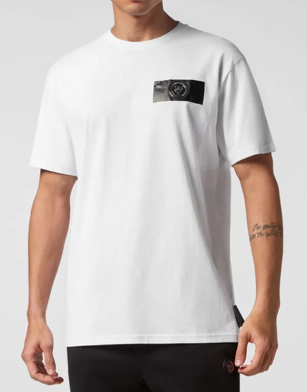T-shirts^Plein Sport T-shirt Round Neck SS Tiger Crest Edition