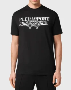 T-shirts^Plein Sport T-shirt Round Neck SS Tiger