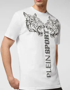 T-shirts^Plein Sport T-shirt Round Neck SS Tiger