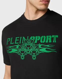 T-shirts^Plein Sport T-shirt Round Neck SS Tiger