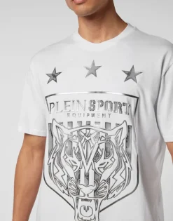 T-shirts^Plein Sport T-shirt Round Neck SS Tiger Crest Edition