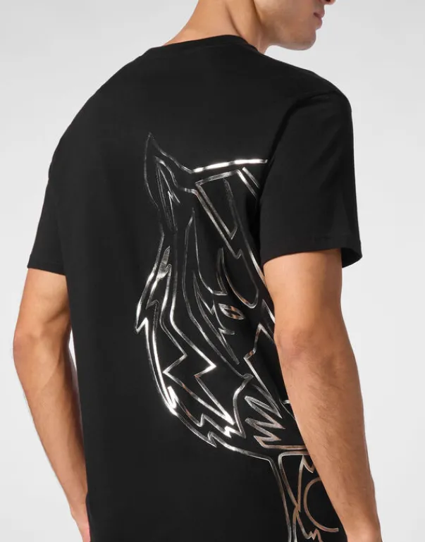 T-shirts^Plein Sport T-shirt Round Neck SS Tiger