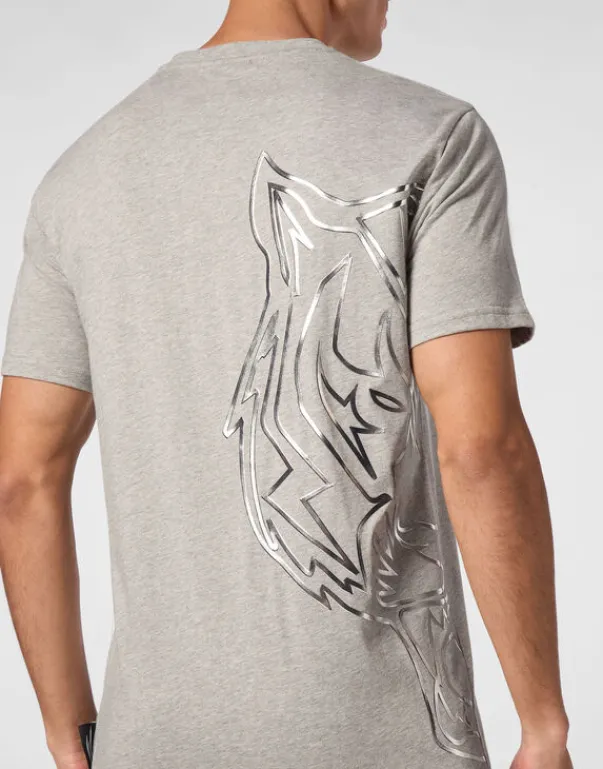 T-shirts^Plein Sport T-shirt Round Neck SS Tiger