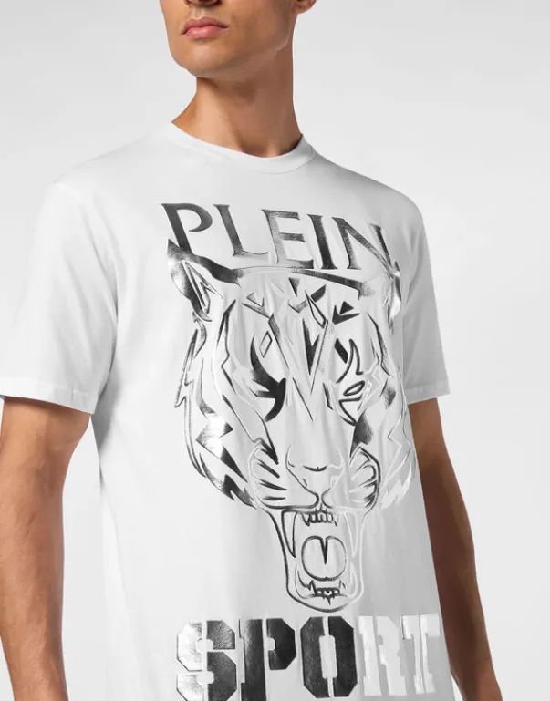 T-shirts^Plein Sport T-shirt Round Neck SS Tiger