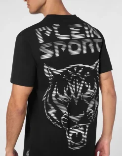 T-shirts^Plein Sport T-shirt Round Neck SS Tiger