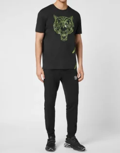 T-shirts^Plein Sport T-shirt Round Neck Tiger