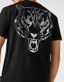 T-shirts^Plein Sport T-shirt Round Neck Tiger